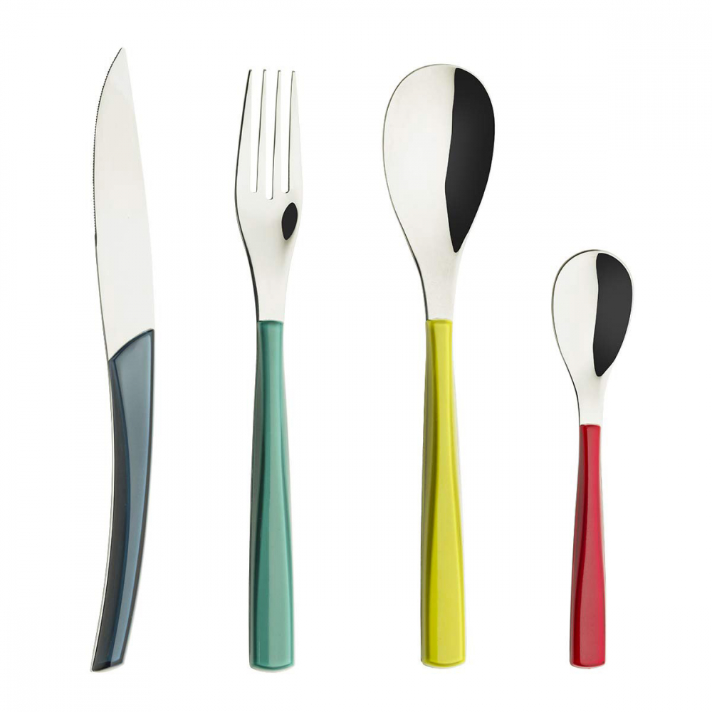 COFFRET 24 PIECES QUARTZ MULTICOLORE-Guy Degrenne