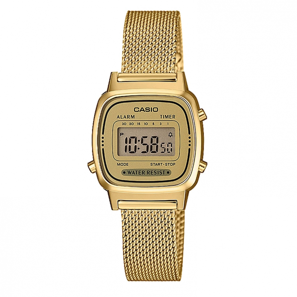 MONTRE VINTAGE MINI DORE-Casio