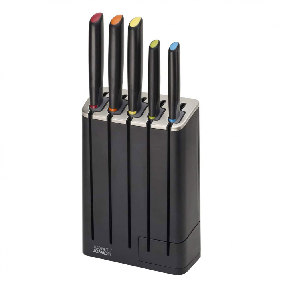 ENSEMBLE DE COUTEAUX DE 5 PIECES AVEC AIGUISOIR-Joseph Joseph