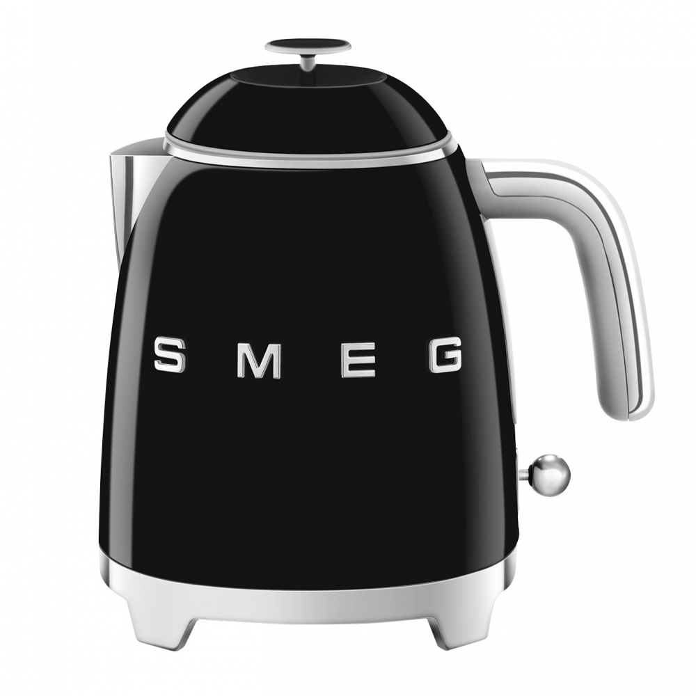 MINI BOUILLOIRE 0,8L ANNEES 50 NOIR-Smeg