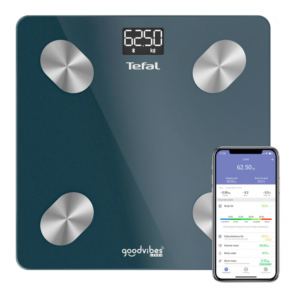 PESE PERSONNE CONNECTE GOOD VIBES LIFE+-Tefal