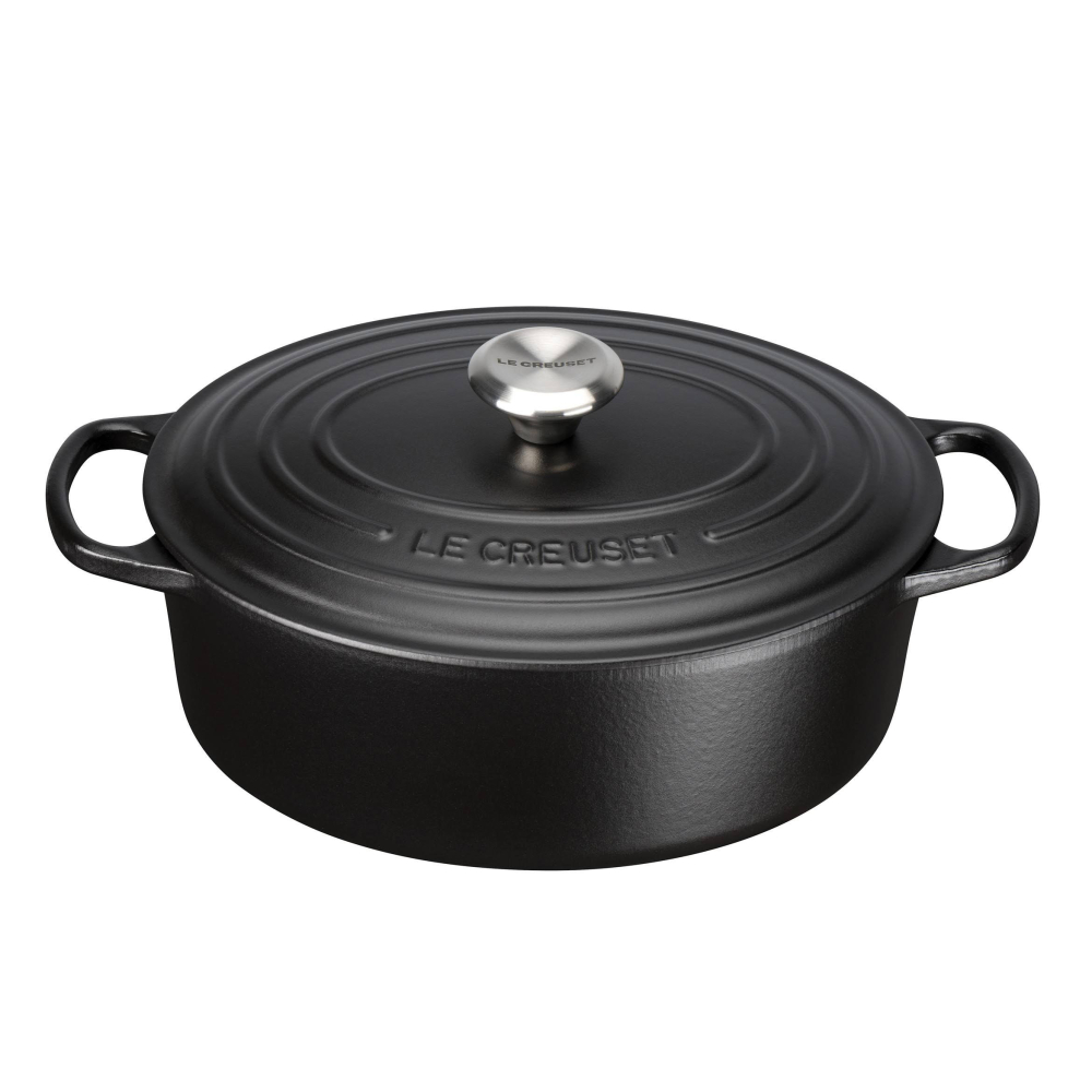COCOTTE OVALE NOIRE 29 CM -Le Creuset
