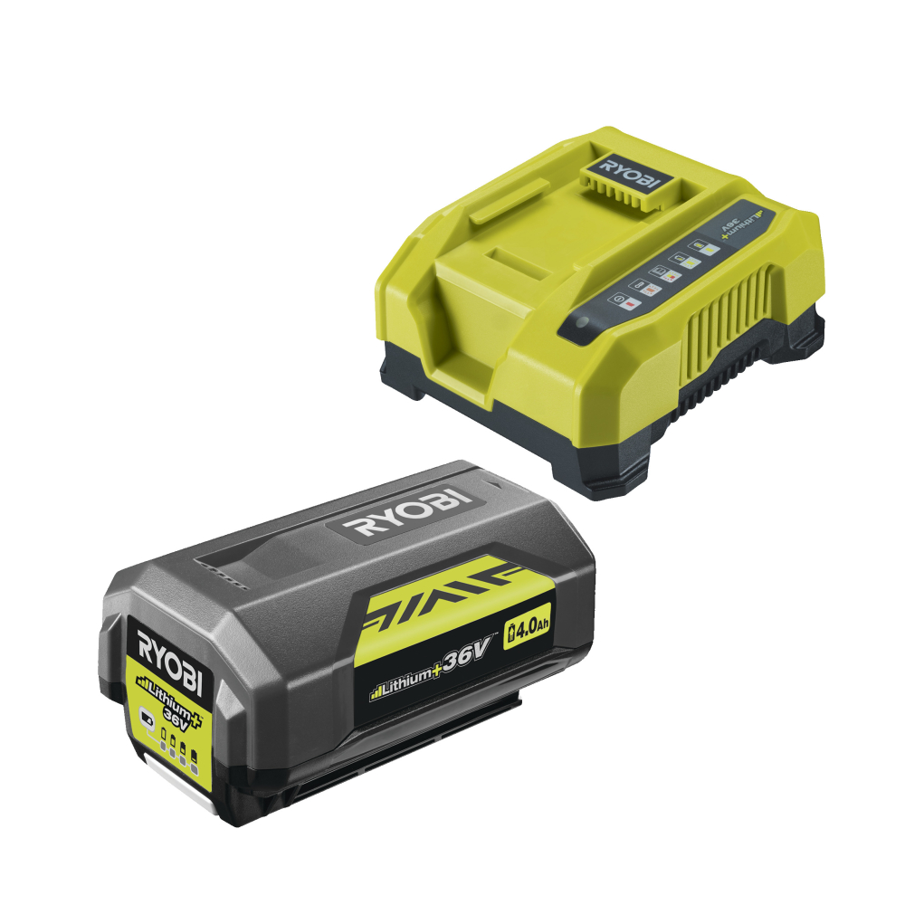 BATTERIE LITHIUM+ 36V 4AH + CHARGEUR RAPIDE-Ryobi