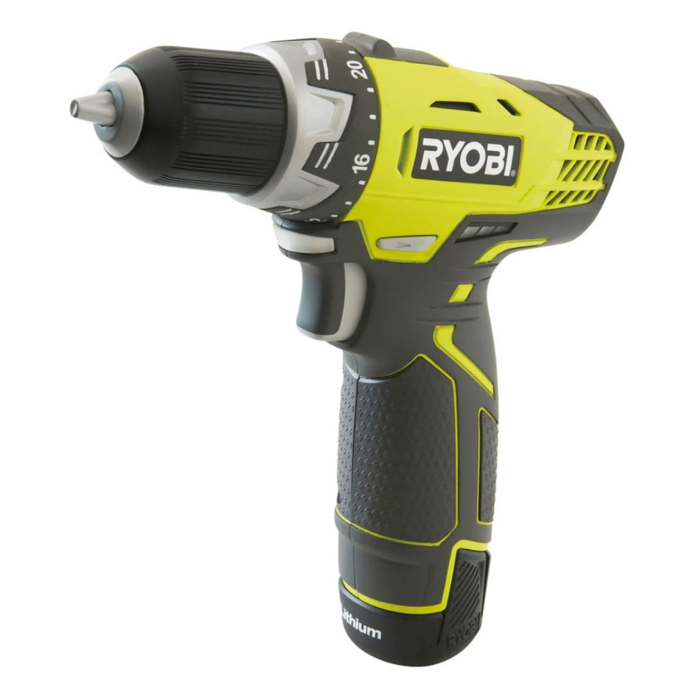 PERCEUSE VISSEUSE COMPACTE 12V + 2 BATTERIES-Ryobi