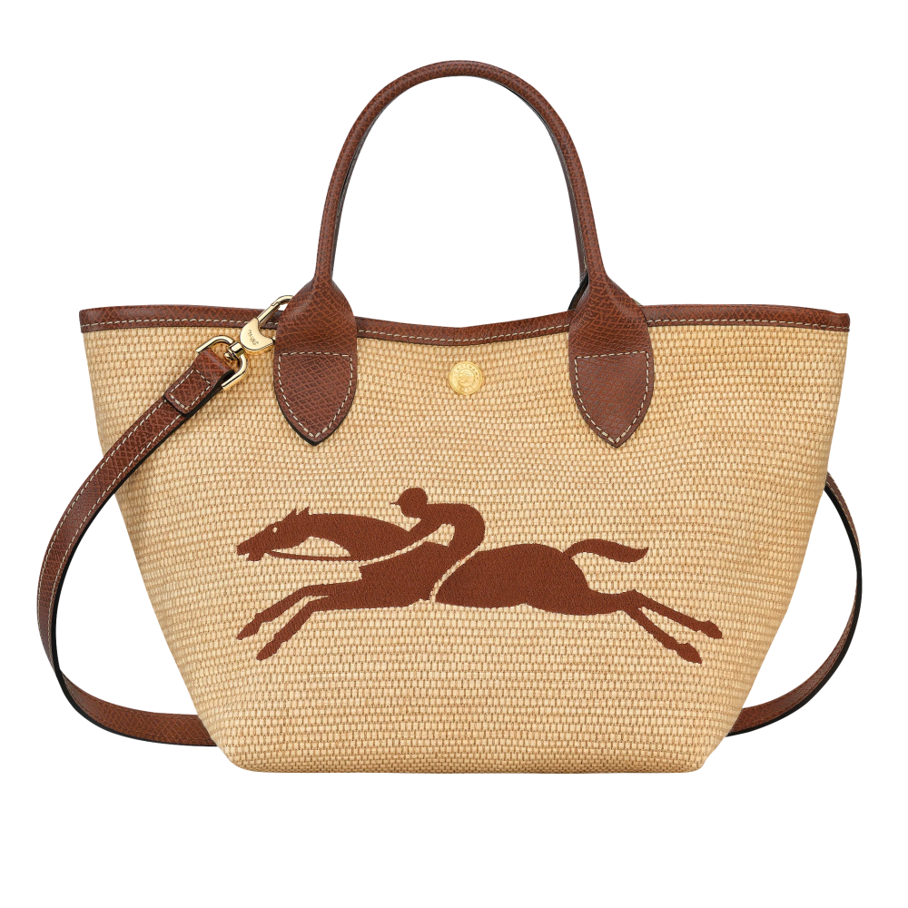 LE PANIER PLIAGE BRUN-Longchamp