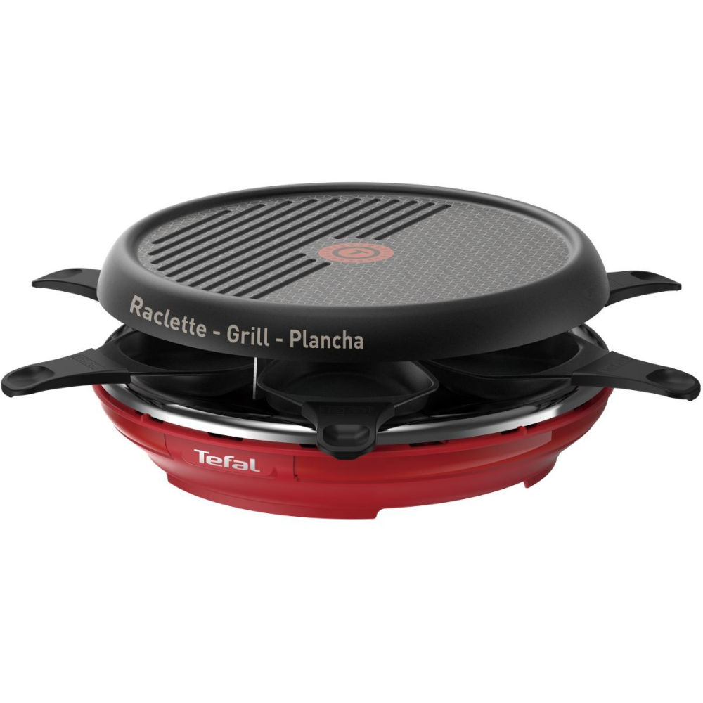 RACLETTE COLORMANIA ROUGE 6P-Tefal