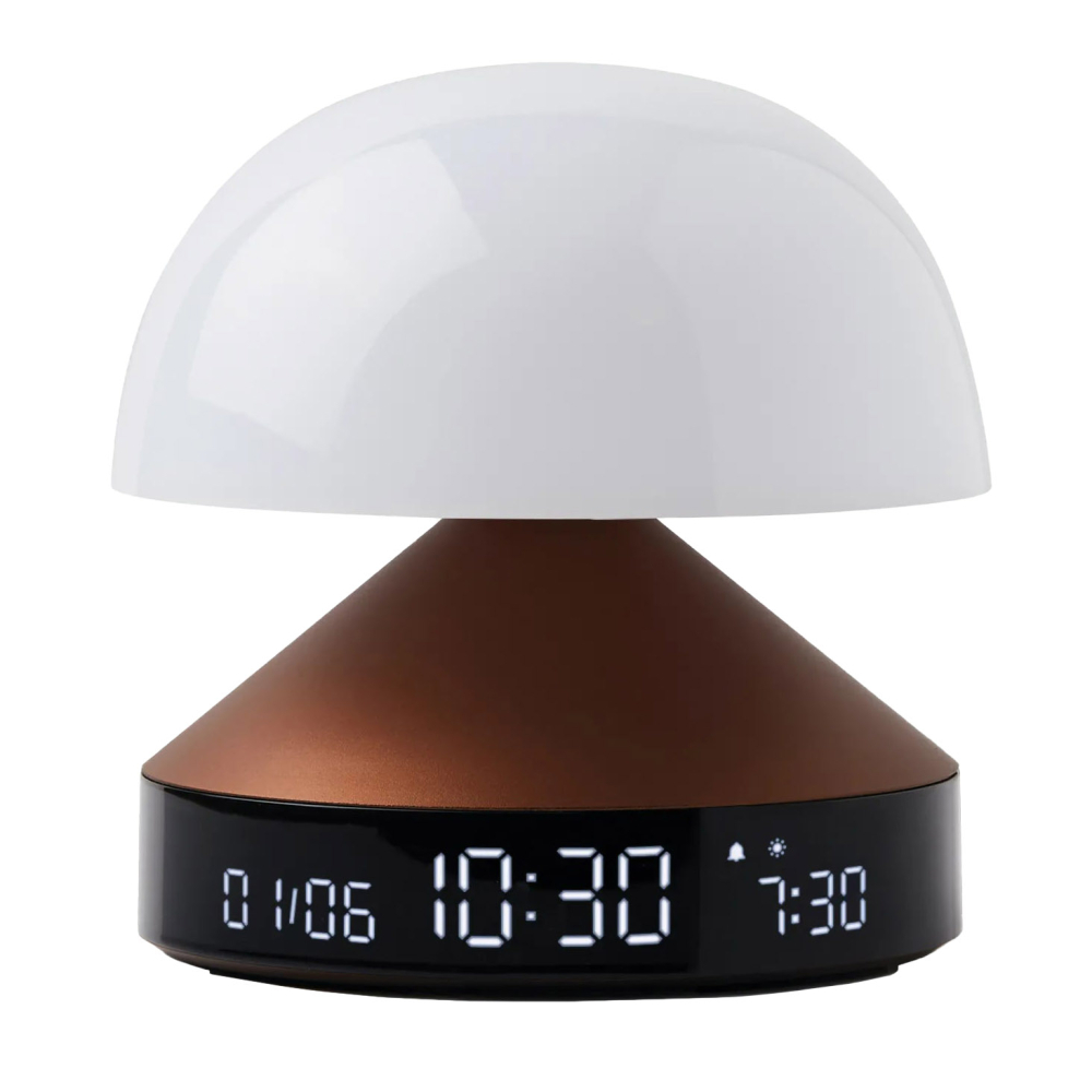 LAMPE REVEIL SIMULATEUR D’AUBE BRONZE-Lexon
