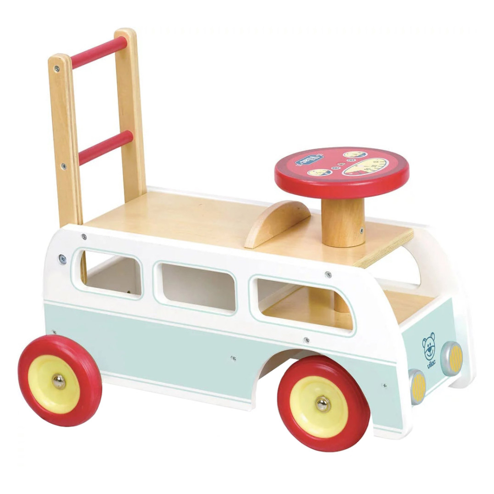 PORTEUR EN BOIS MINI BUS-Vilac