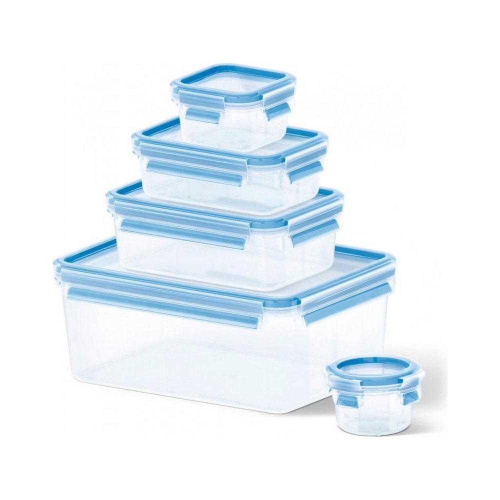 SET DE 5 BOITES DE CONSERVATION ALIMENTAIRE-Tefal