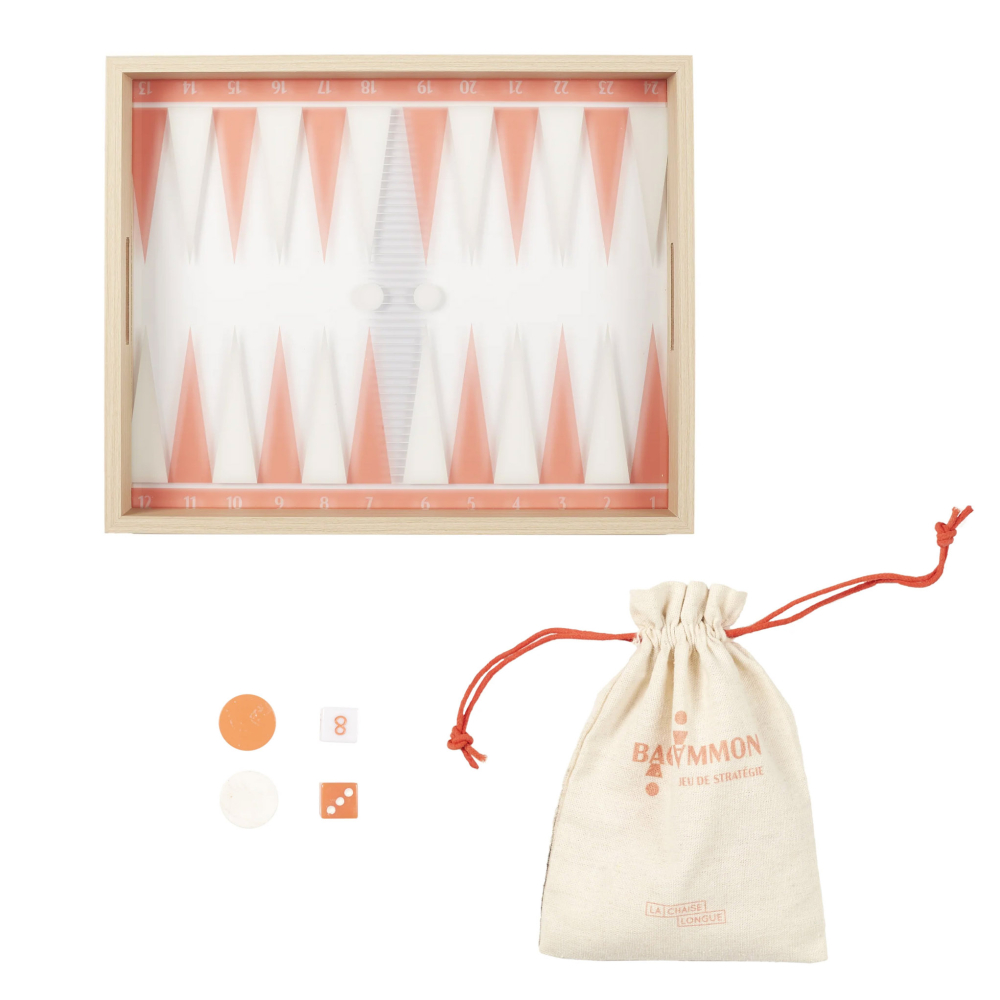 PLATEAU APERO BACKAGAMMON-La Chaise Longue