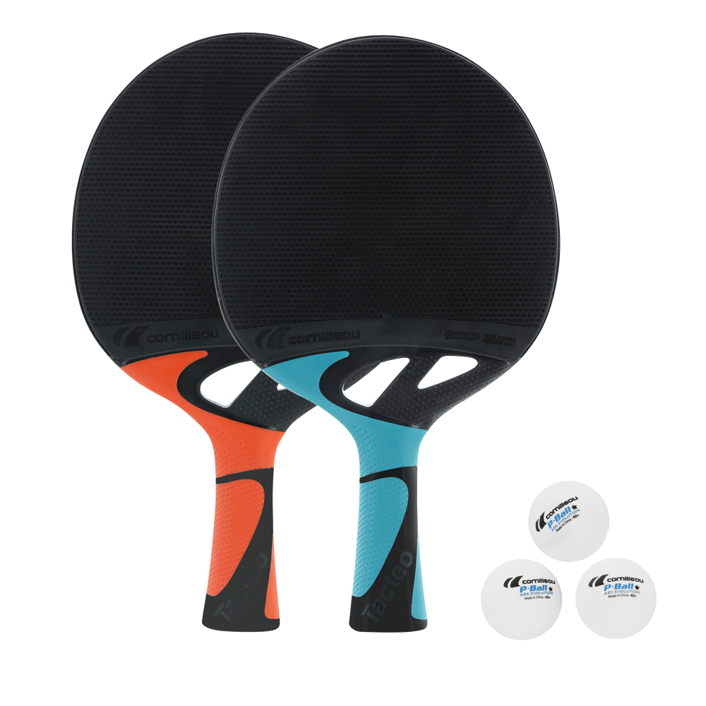 DUO RAQUETTES PING PONG TACTEO-Cornilleau