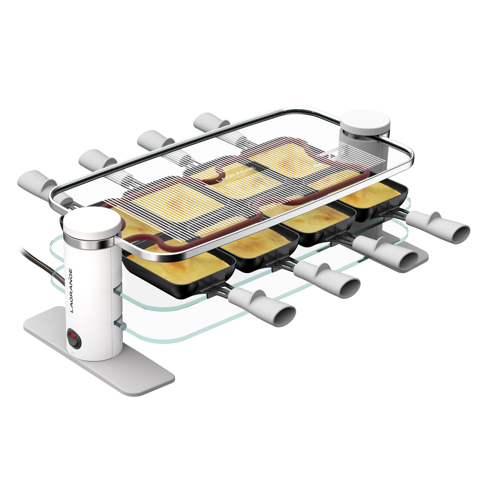 RACLETTE 8 PERSONNES TRANSPARENCE V2-Lagrange
