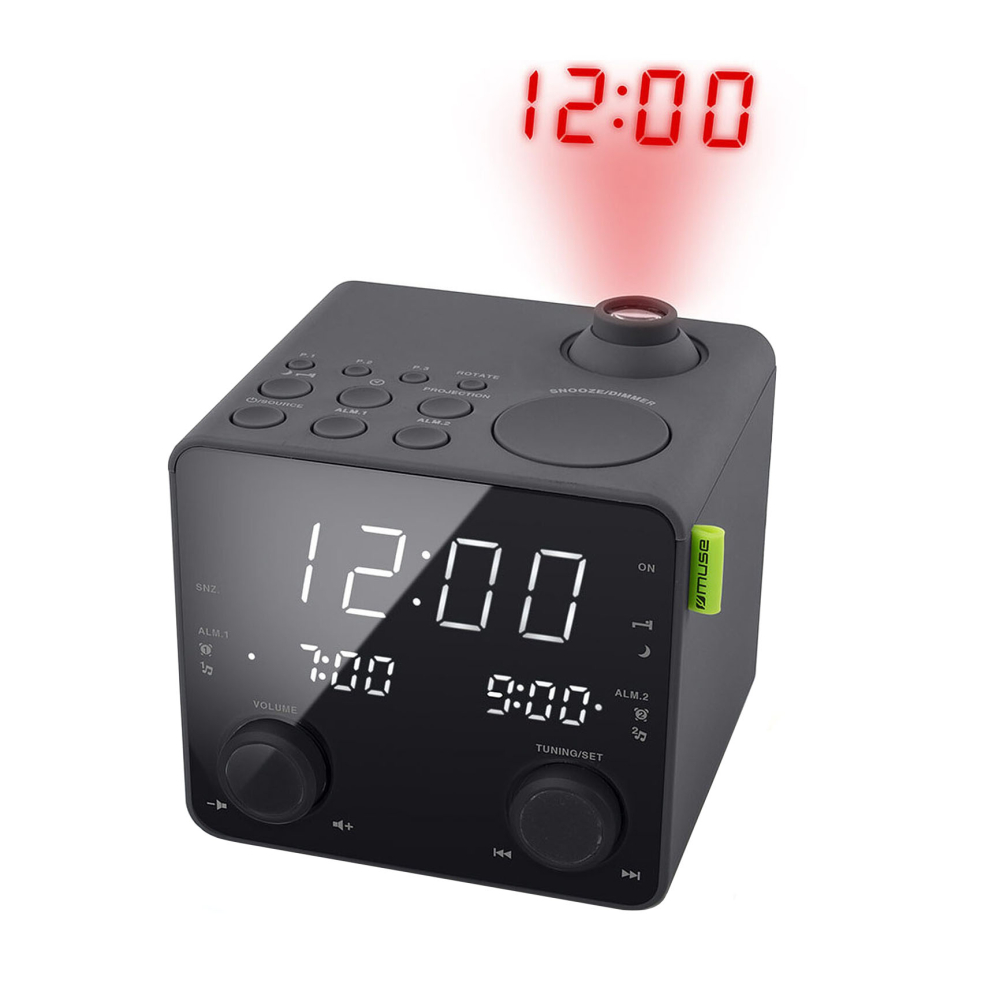 RADIO REVEIL PROJECTION LUMINEUSE-Muse