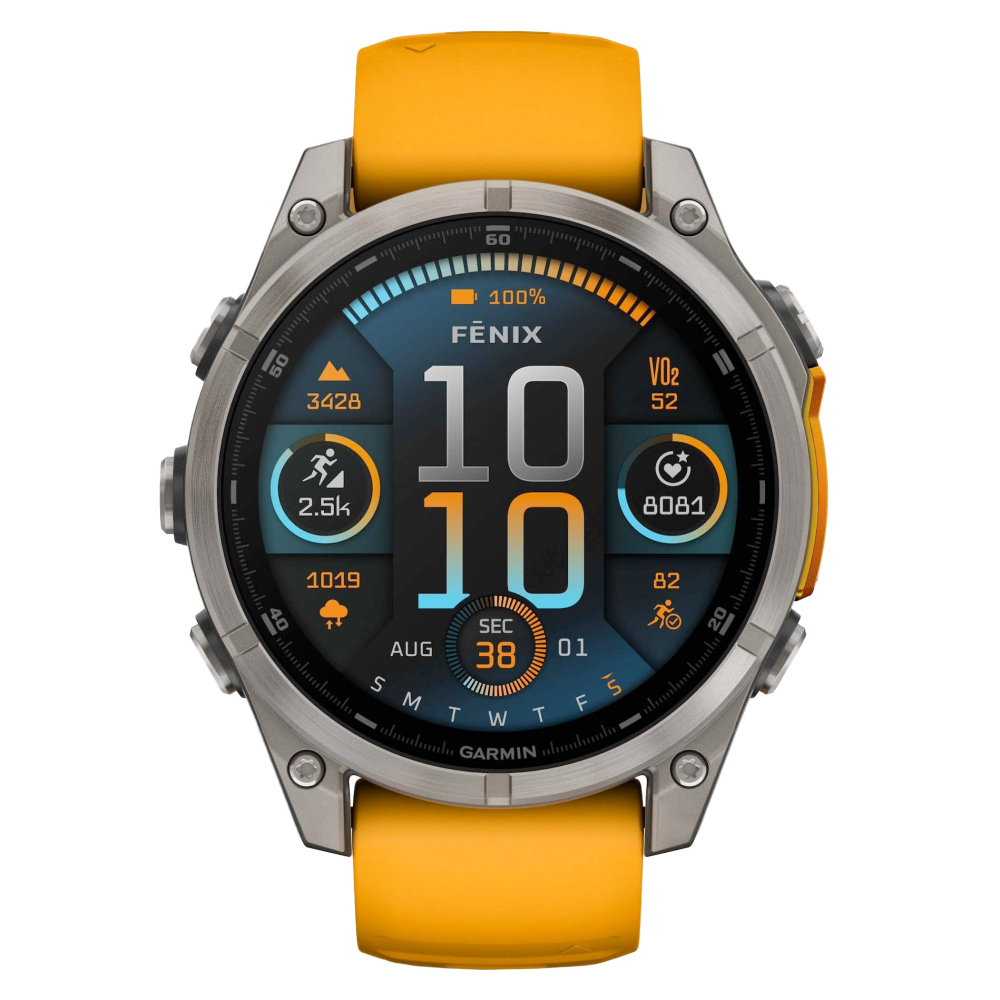MONTRE FENIX 8 AMOLED SAPHIRRE TITANE 47MM-Garmin